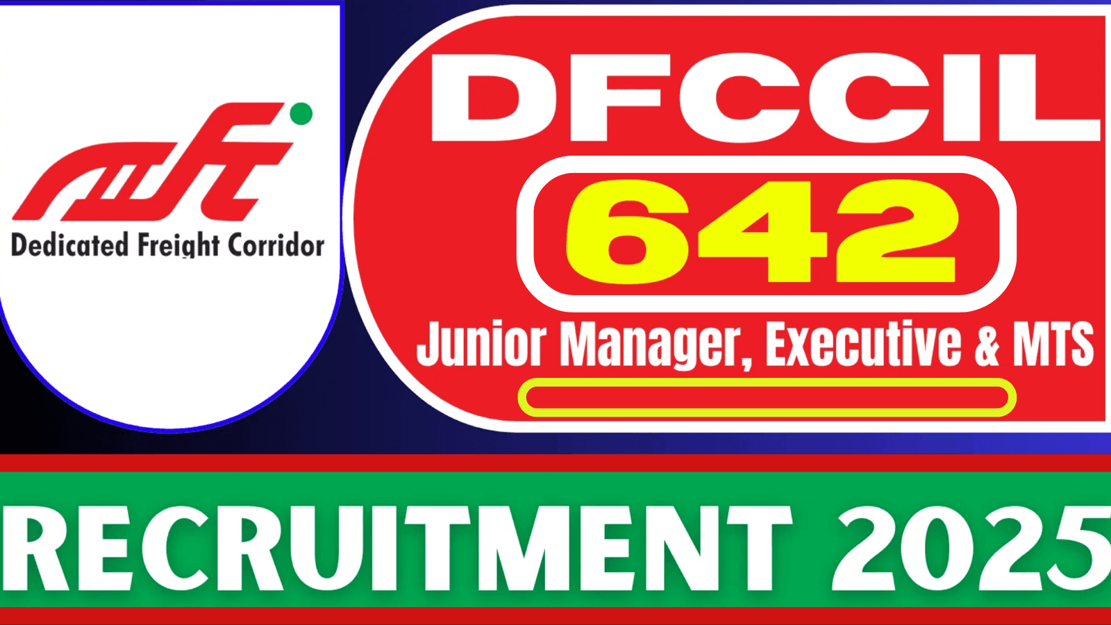DFCCIL Recruitment 2025