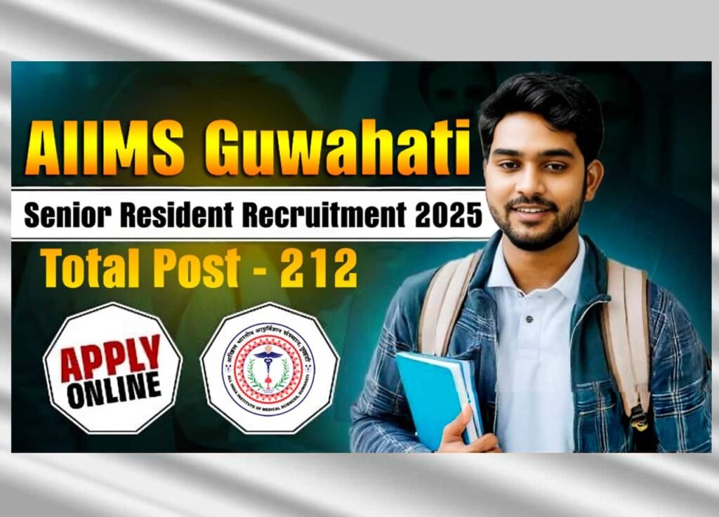 AIIMS Guwahati Senior Resident Recruitment 2025