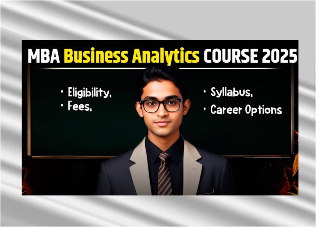 MBA Business Analytics Course 2025