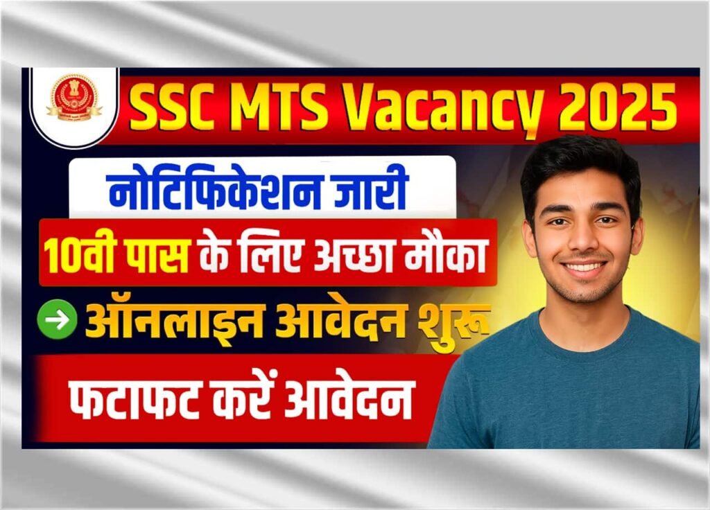 SSC MTS Vacancy 2025 Apply Online (Started)